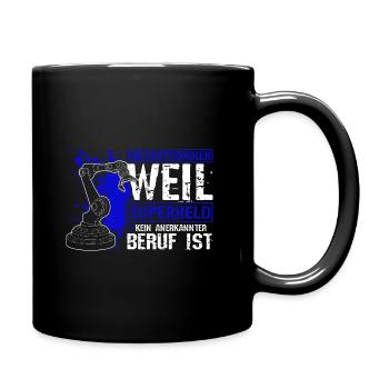 Autofans Werkstatt Kfz Meister Ausbildung Mechatro - Tasse einfarbig - Schwarz - Rechts