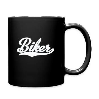 Biker vintage - Mug uni - noir - Droite