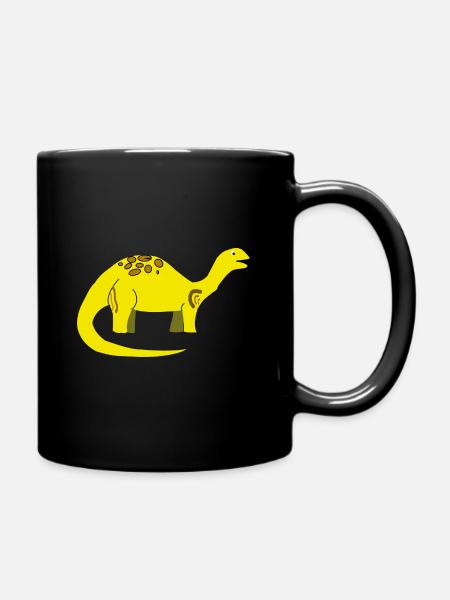 dinosaure - Mug uni - noir