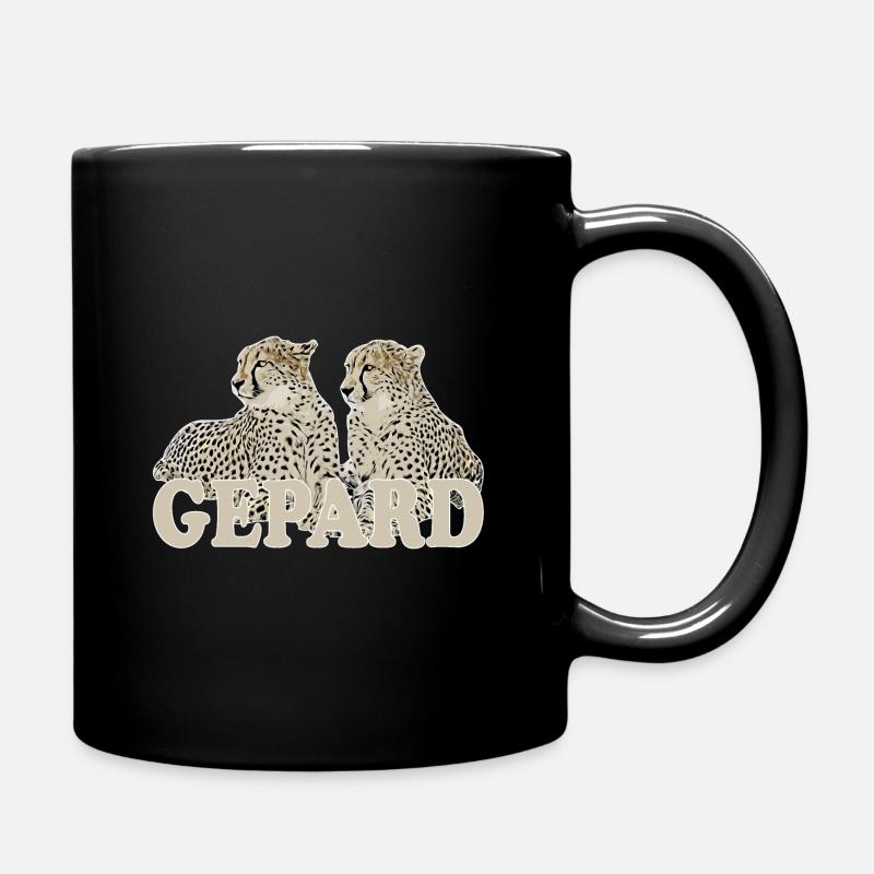 Gepard - Tasse einfarbig - Schwarz