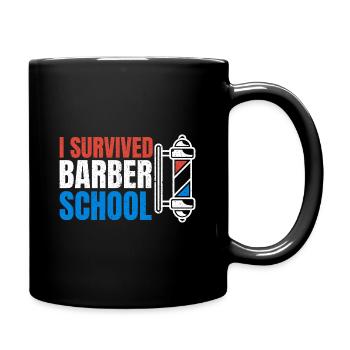 Barber Barbier Coiffeur homme Barbershop - Mug uni - noir - Droite