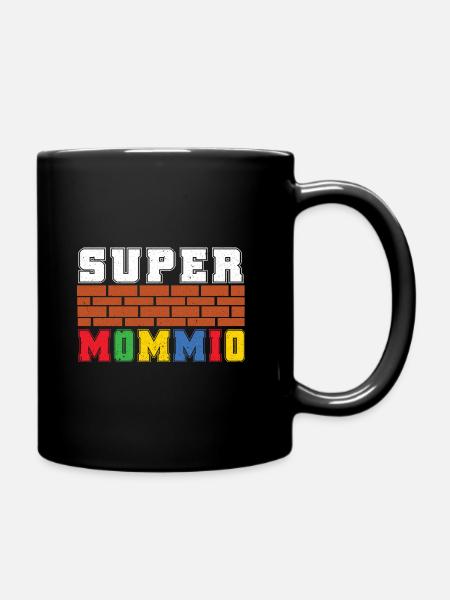 Super Mommio - Full Colour Mug - black