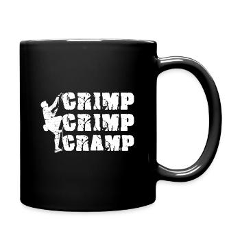 Climbing Mountaineering Climbers - Full Colour Mug - black - Right