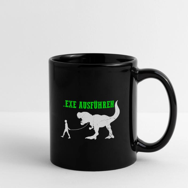 Admin Programmierer ITler Informatiker Spruch EXE Tasse einfarbig