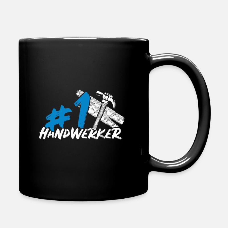 Handwerker - Tasse einfarbig - Schwarz