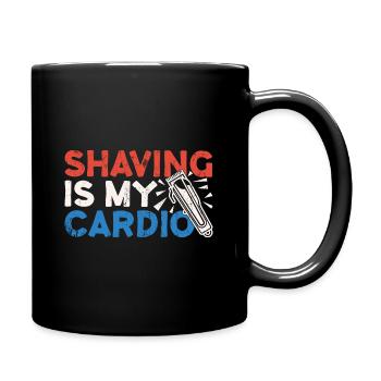 Barber Barbier Coiffeur homme Barbershop - Mug uni - noir - Droite