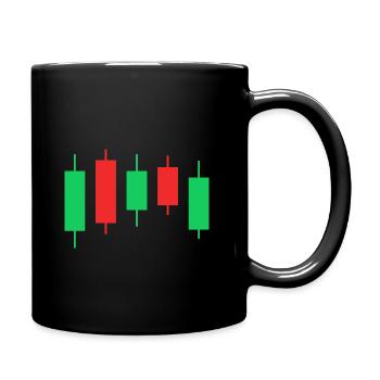 Japanischen Kerzen / Kerzen - Tasse einfarbig - Schwarz - Rechts