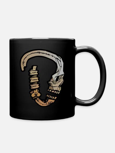 Klettern Karabiner - Tasse einfarbig - Schwarz