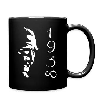 Atatürk 1938 - Tasse einfarbig - Schwarz - Rechts