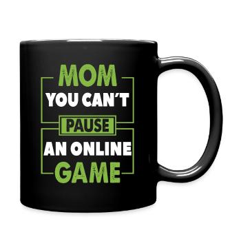 Nerd de jeu en ligne dire drôle geek cadeau - Mug uni - noir - Droite