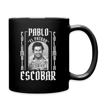 Pablo Escobar - Tasse einfarbig - Schwarz - Rechts