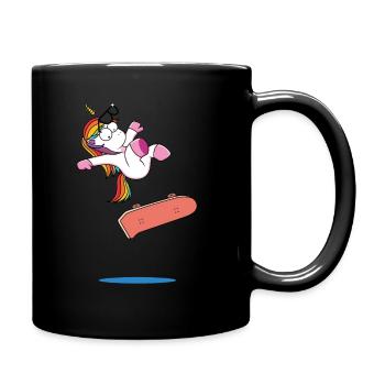 Échec de la licorne - Mug uni - noir - Droite