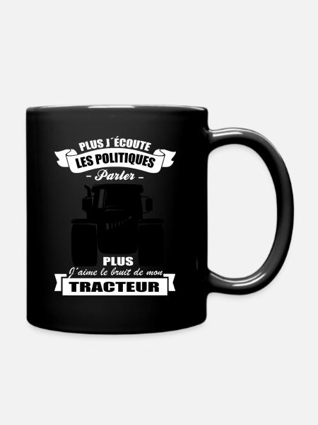 Agriculteur Shirt • Pilote de Tracteur • Cadeau - Mug uni - noir