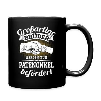 Les grands frères sont promus parrain - Mug uni - noir - Droite