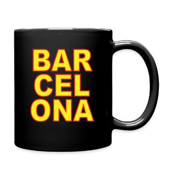 Barcelone - Mug uni - noir - Droite