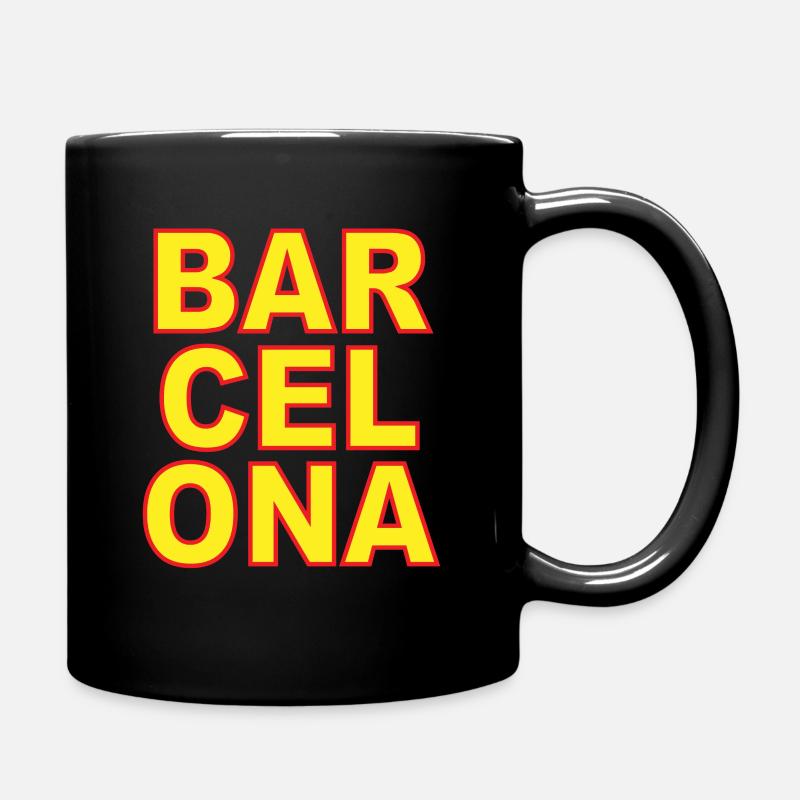 Barcelona - Tasse einfarbig - Schwarz