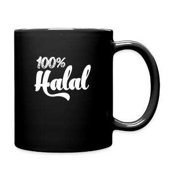 Halal Islam Muslim Muslim woman Muslim Muslim Turk - Full Colour Mug - black - Right