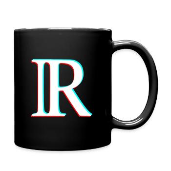 Reelle Zahlen Symbol - Tasse einfarbig - Schwarz - Rechts
