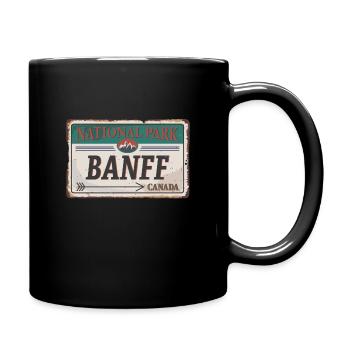 Banff Plate - Full Colour Mug - black - Right