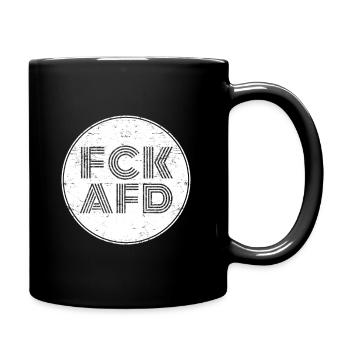 fck afd - Tasse einfarbig - Schwarz - Rechts