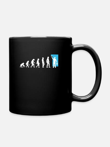 evolution peintre peinture travaux - Mug uni - noir