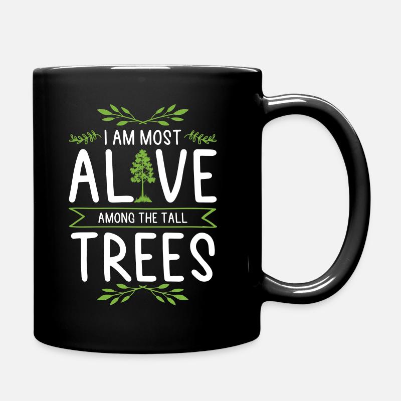 Arbres de la nature - Mug uni - noir