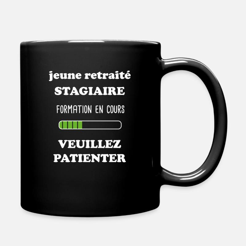 Retraite Humoristique - Mug uni - noir