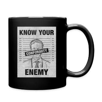 Know Your Enemy - Full Colour Mug - black - Right
