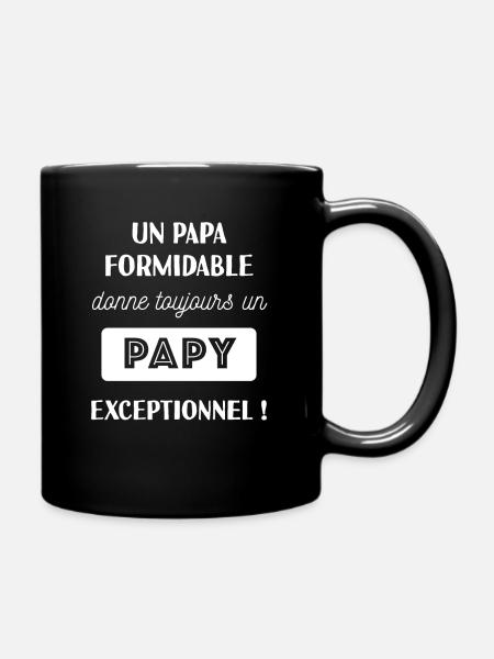 Papy exceptionnel ! - Mug uni - noir