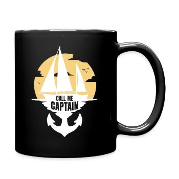 CALL ME CAPTAIN - Tasse einfarbig - Schwarz - Rechts