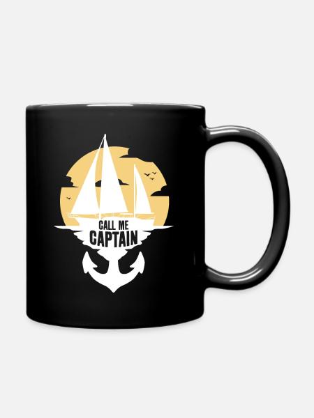 CALL ME CAPITAINE - Mug uni - noir