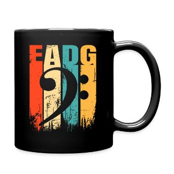 Bassist EADG Bass BassEr Retro Bass Wrench - Full Colour Mug - black - Right