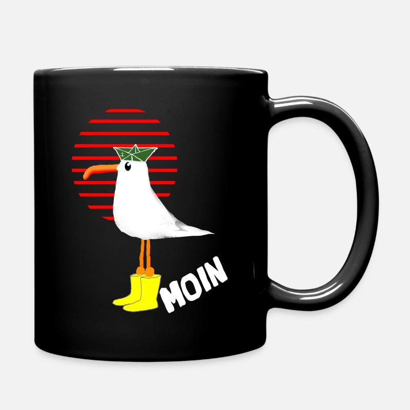 MOIN Moewe - Tasse einfarbig - Schwarz