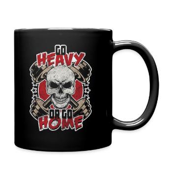 Fitness Gym Haltérophilie - Mug uni - noir - Droite