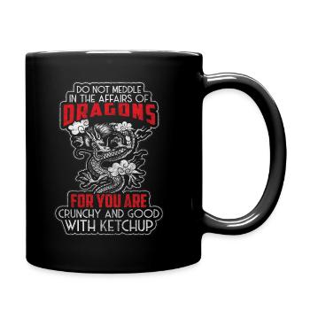 Dragon Dragon Scale Dragon de glace - Mug uni - noir - Droite
