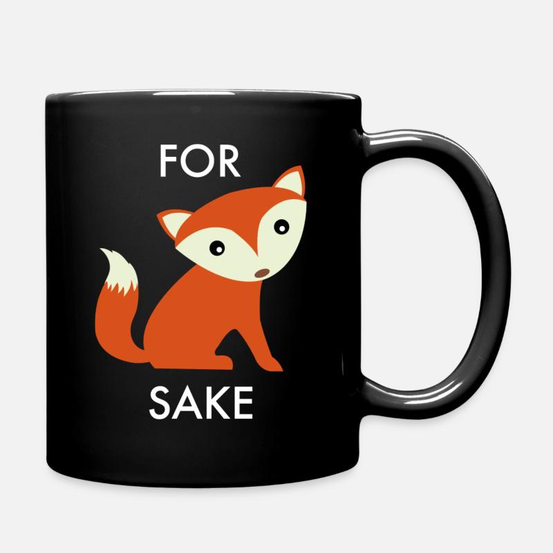 For Fox Sake - Full Colour Mug - black