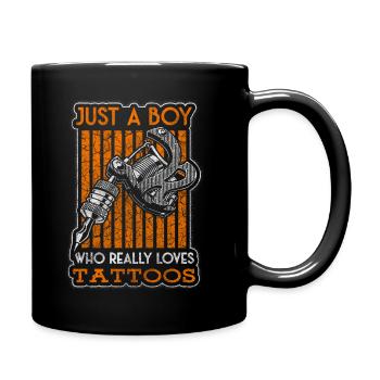 Tatoueur Tatouages Rockabilly Encré - Mug uni - noir - Droite