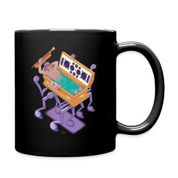 Celebrating Death! - Full Colour Mug - black - Right