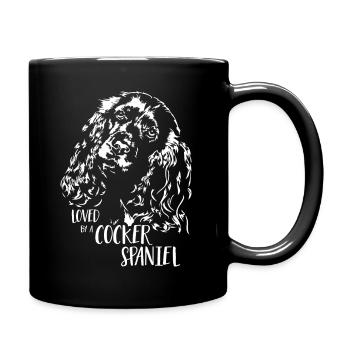 COCKER SPANIEL Dog Saying Dogs Saying Dogs - Full Colour Mug - black - Right