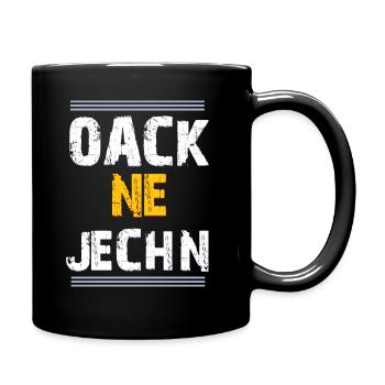 oack ne jechn - Tasse einfarbig - Schwarz - Rechts