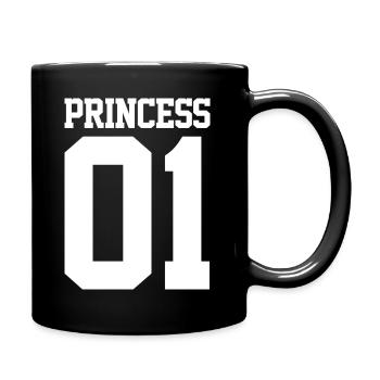 Princess 01 - Full Colour Mug - black - Right