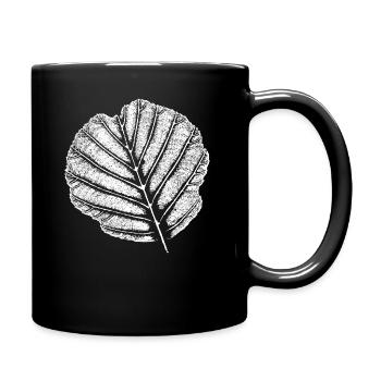 Aulne à feuilles - Mug uni - noir - Droite