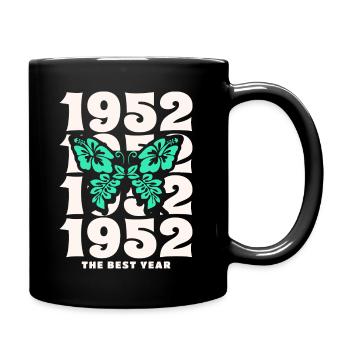 Groovy et Vintage 1952 70 Ans Anniversaire - Mug uni - noir - Droite