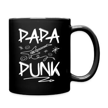 Papa Punk Rock - Mug uni - noir - Droite