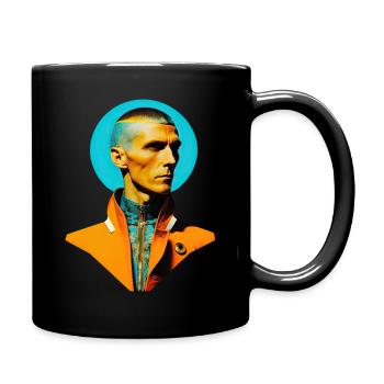 Retro Flash No43 - Tasse einfarbig - Schwarz - Rechts