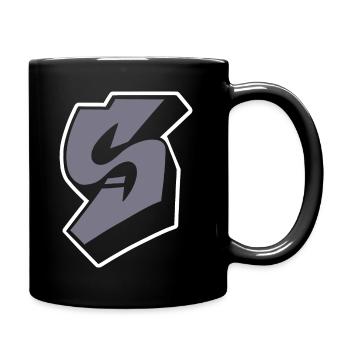 S 4 - Mug uni - noir - Droite