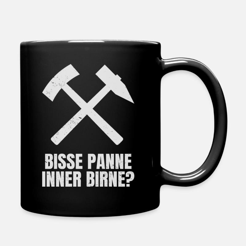 Bisse Panne Inner Birne? Schlägel Und Eisen - Tasse einfarbig - Schwarz