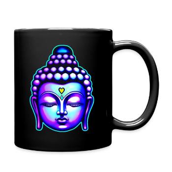 Colorful Buddha Head - Full Colour Mug - black - Right