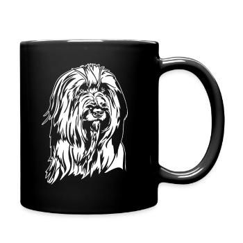 Wäller Portrait Chien Chiens Wilsigns - Mug uni - noir - Droite