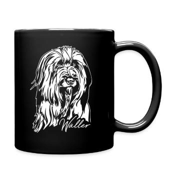 Wäller Portrait Chien Chiens Wilsigns - Mug uni - noir - Droite